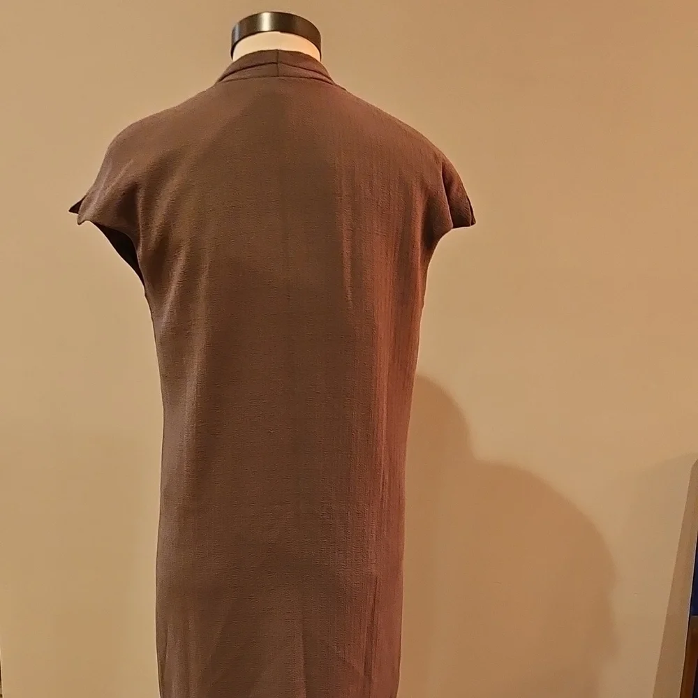 Carmen Marc Valvo Tan Dress - Picture 3 of 6